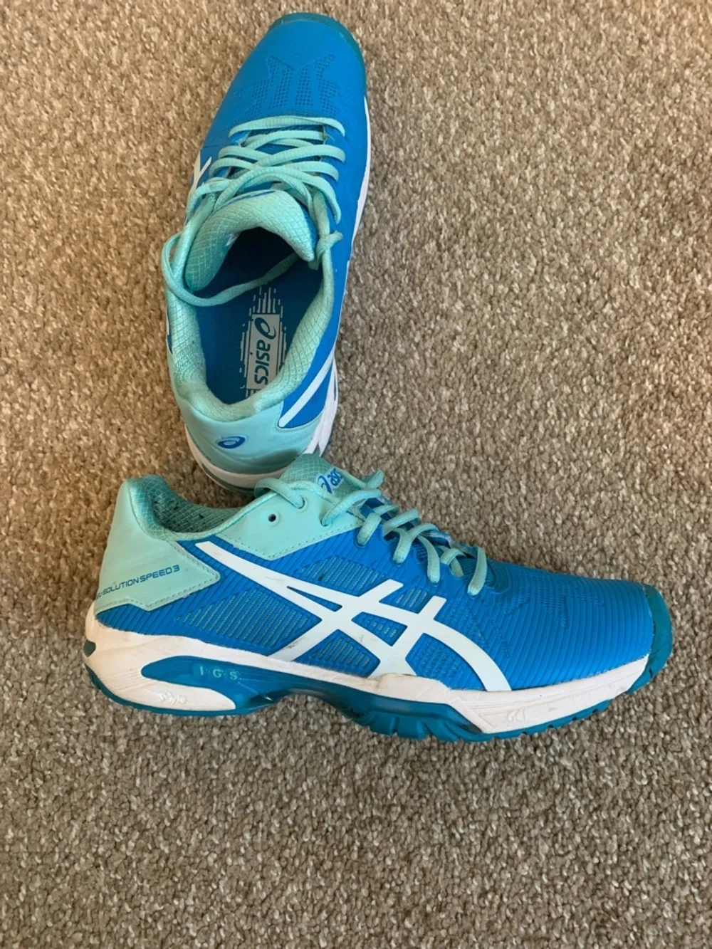Asics Blue Teal Women's Sneakers